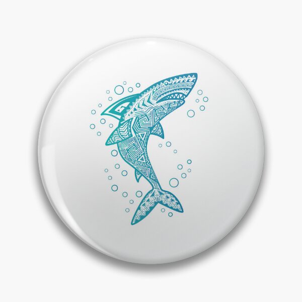 Item preview, AQUA BOHO SHARK designed and sold by jitterfly.
