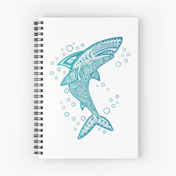 Item preview, AQUA BOHO SHARK designed and sold by jitterfly.