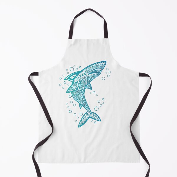 Item preview, AQUA BOHO SHARK designed and sold by jitterfly.