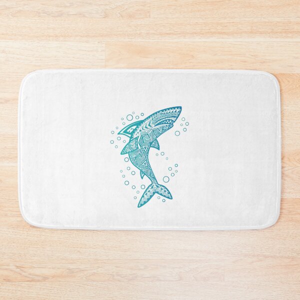 Item preview, AQUA BOHO SHARK designed and sold by jitterfly.