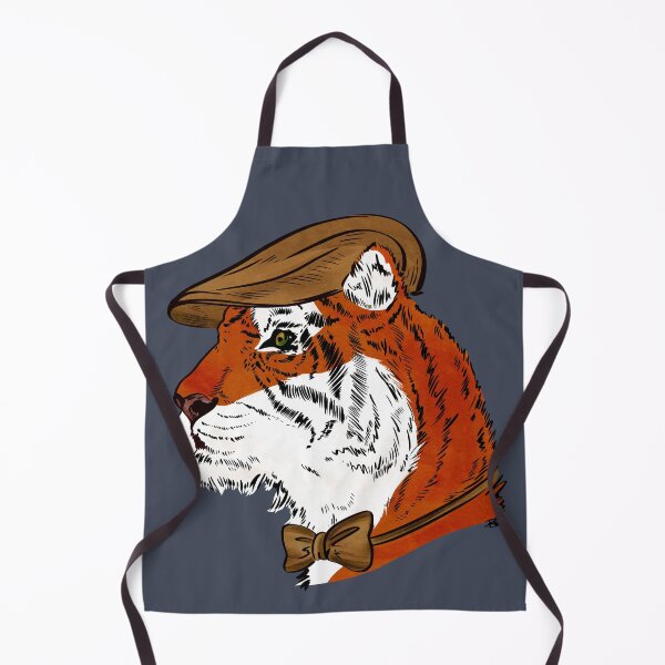 Item preview, Dapper Tiger with Tan Newscap and Bow designed and sold by reddogbuckeye.