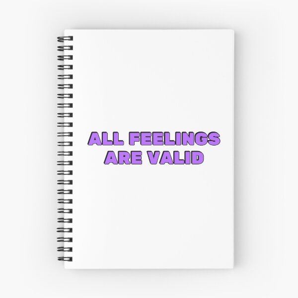 Item preview, All Feelings Are Valid - No Toxic Positivity designed and sold by Inspirationmotivation.