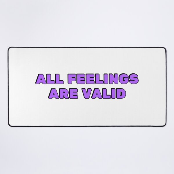 Item preview, All Feelings Are Valid - No Toxic Positivity designed and sold by Inspirationmotivation.