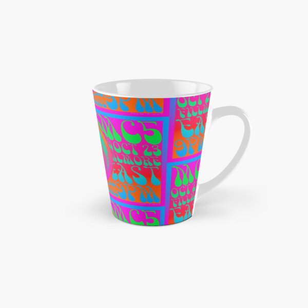 1960s Psychedelic Music Festival Poster Tall Mug