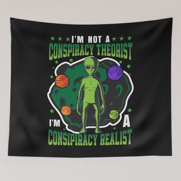 Item preview, Conspiracy Realist - Conspiracy Theorist Alien  designed and sold by woormle.