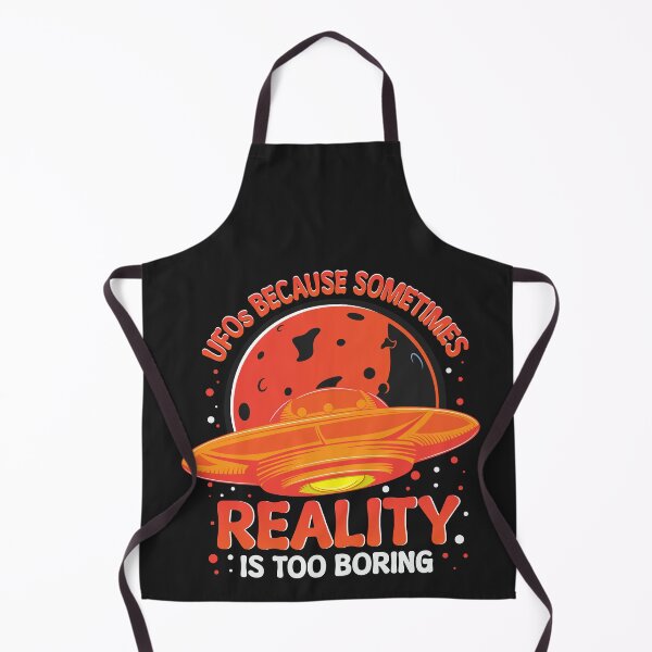 Item preview, UFOs Because Sometimes Reality - Funny Alien designed and sold by woormle.