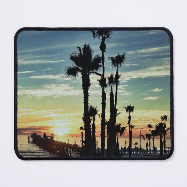 Item preview, Golden Hour Delight: Oceanside Pier at Summer Sunset designed and sold by ChakraMonkey.