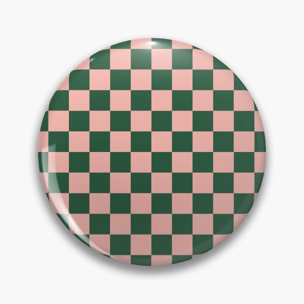 Artikelvorschau, Kariertes Muster in Blush Pink und Hunter Green entworfen und verkauft von kierkegaard.