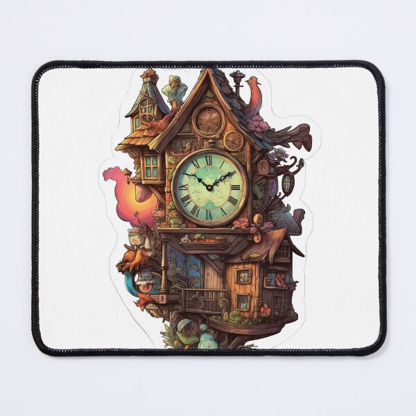 Item preview, House clock designed and sold by abmkf.