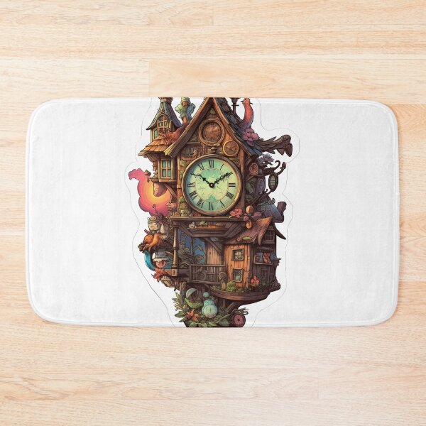 Item preview, House clock designed and sold by abmkf.