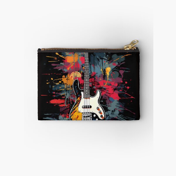 Item preview, Pop Art Punk Style Bass Guitar designed and sold by Nosy is Everything.