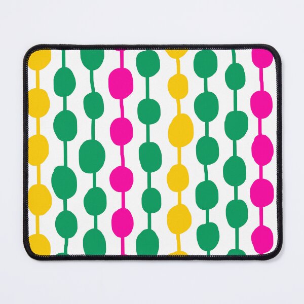Item preview, Bright Mid Century Modern Abstract Pattern in Green, Pink and Yellow designed and sold by Deutschic.