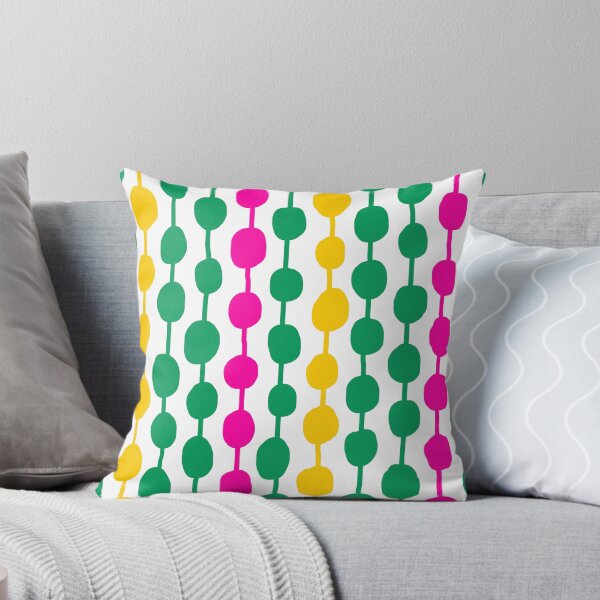 Item preview, Bright Mid Century Modern Abstract Pattern in Green, Pink and Yellow designed and sold by Deutschic.