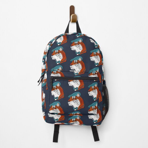 Item preview, Dapper Tiger with Light Blue Newscap and Bow designed and sold by reddogbuckeye.