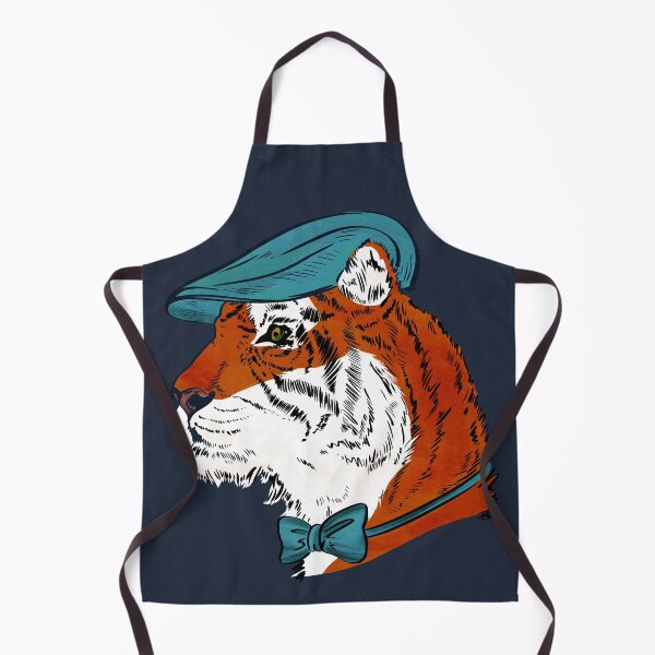 Item preview, Dapper Tiger with Light Blue Newscap and Bow designed and sold by reddogbuckeye.