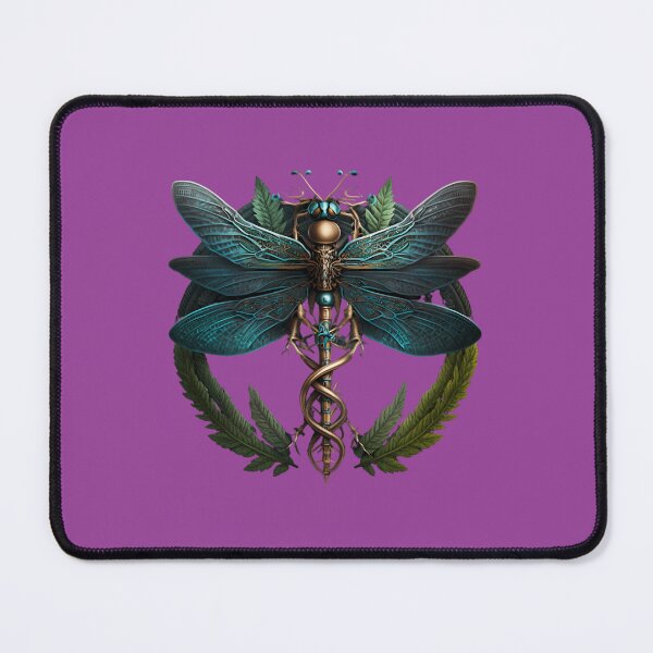 Item preview, Dragonfly Caduceus ( no background)   	 designed and sold by wouyvexb13.