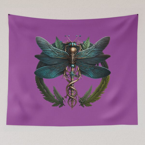 Item preview, Dragonfly Caduceus ( no background)   	 designed and sold by wouyvexb13.