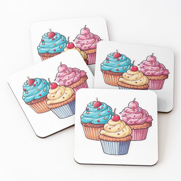 Item preview, Cupcakes with cherry designed and sold by abmkf.