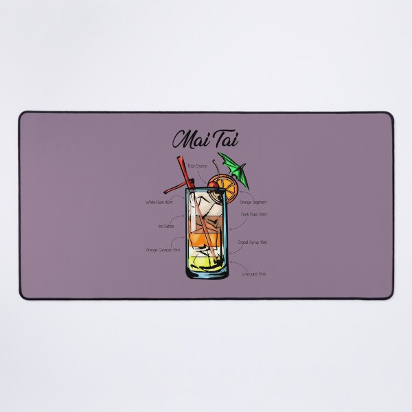 Item preview, Mai Tai Recipe Framed Art Print designed and sold by xplefxwhje42.