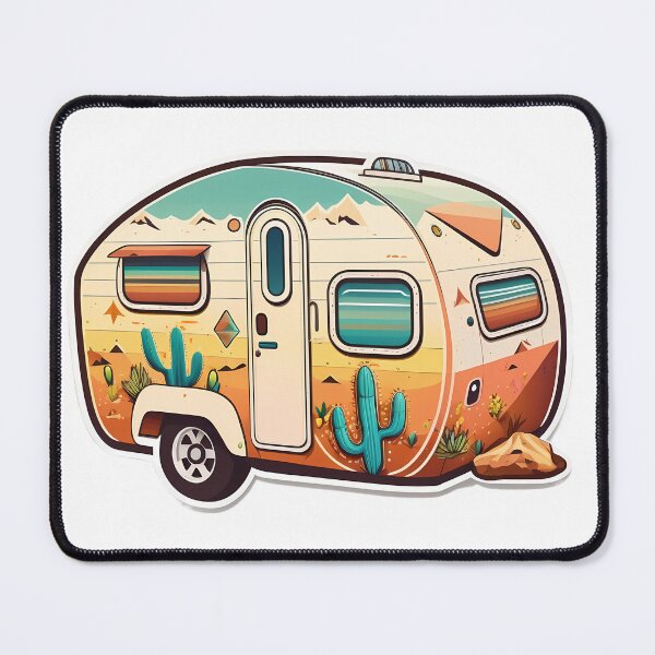 Item preview, Vintage Caravan Club Adventure Lover designed and sold by Stickerzpanda.