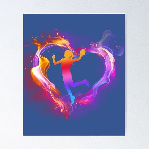 Artikelvorschau, Handball-Herz-Liebe-Kunst-Mauspad entworfen und verkauft von yvvguhxf61.