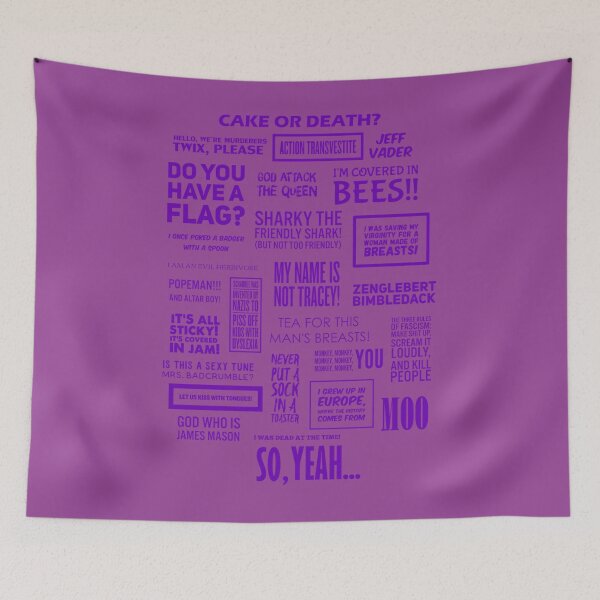 Item preview, Eddie Izzard - Izzardisms! Throw Pillow 	 designed and sold by wouyvexb13.