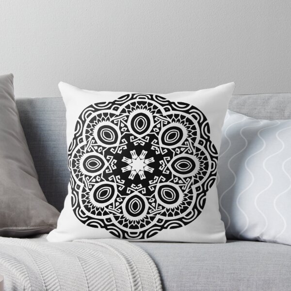 Item preview, Black tribal mandala designed and sold by Anna Lemos.