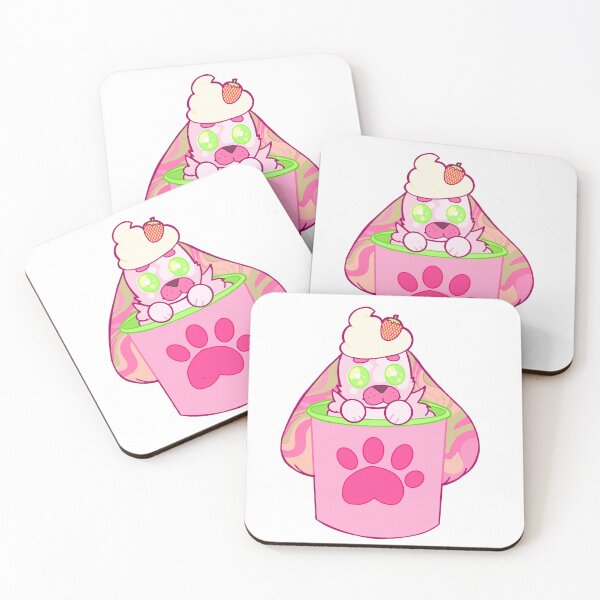 Item preview, Strawberry Fro-yo Pup Cup designed and sold by GrimblerTheOoze.