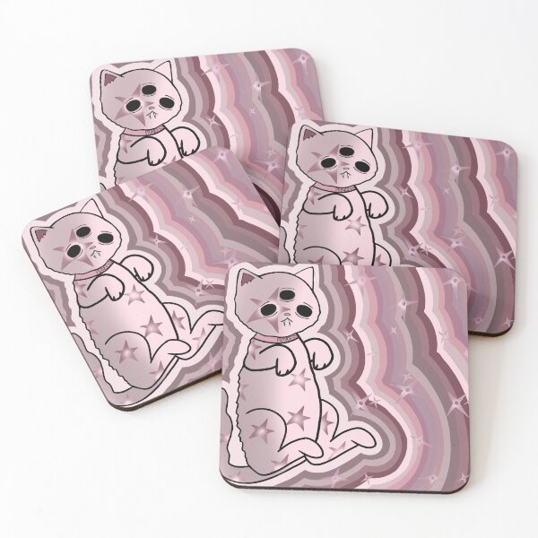 Item preview, Y2K pink alien kitty designed and sold by BriNatalyn.