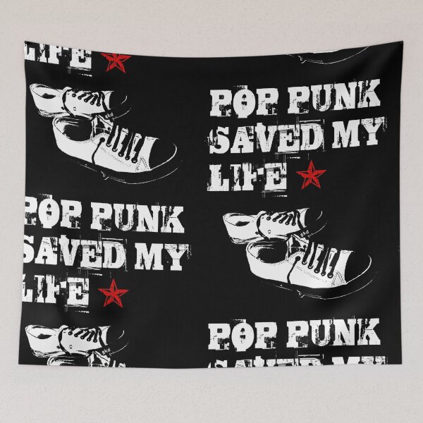 Item preview, pop punk saved my life! designed and sold by gokartdesigns.