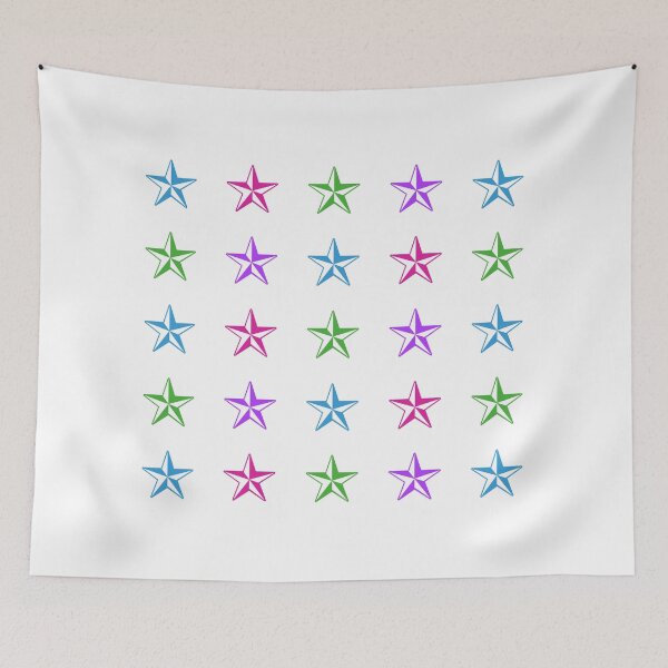 Item preview, Copy of colorful retro stars designed and sold by KacperStore.
