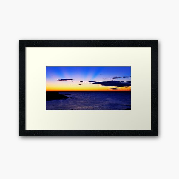 Coogee Bay, New South Wales. Framed Art Print