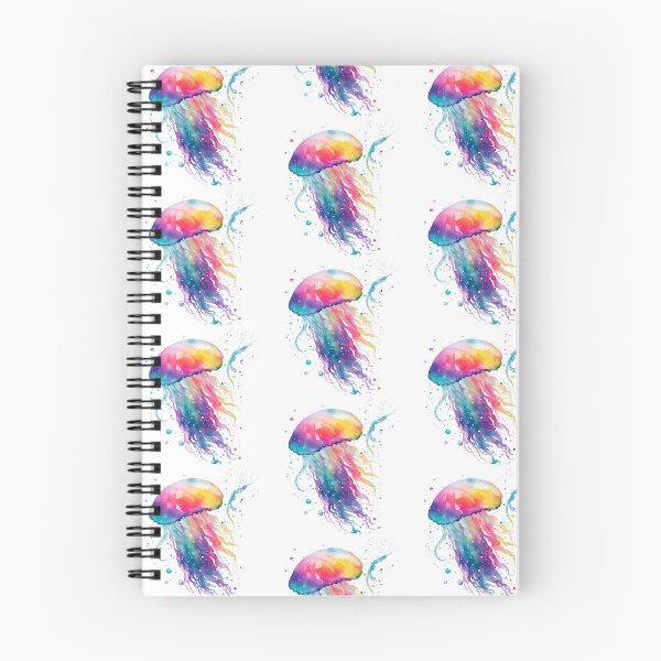 Item preview, Watercolor Jelly Fish designed and sold by kaliburrito.