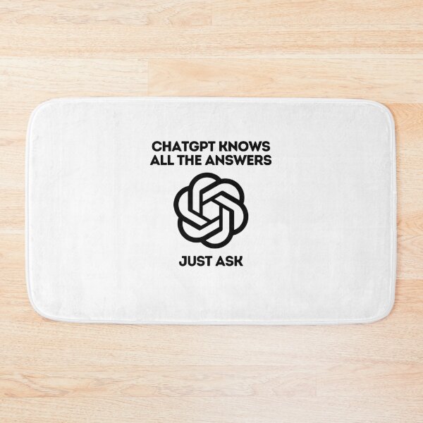 Item preview, ChatGPT knows all the answers, just ask. designed and sold by DesignArtEmpire.
