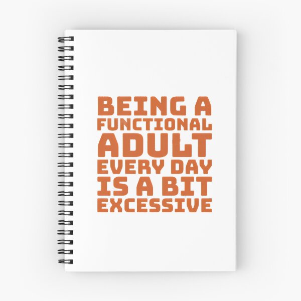 Item preview, Functional Adult - funny designed and sold by Nosy is Everything.
