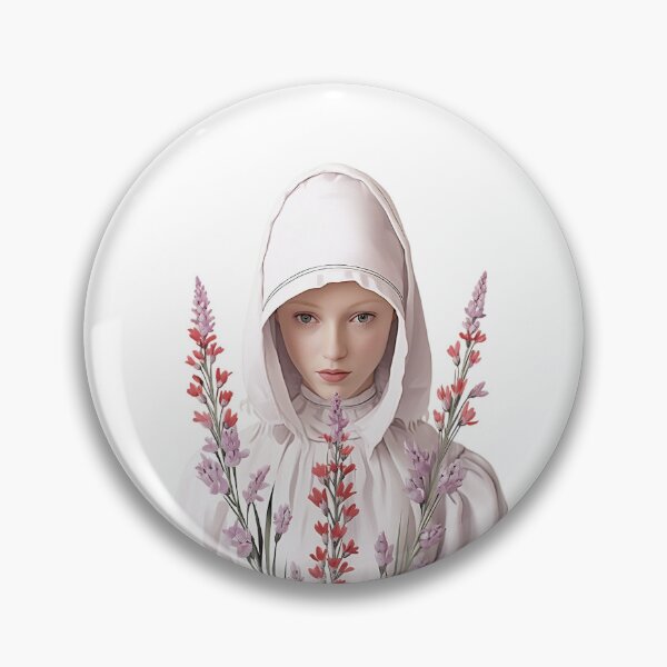 Item preview, the girl holding lavender flowers designed and sold by 3broDC.