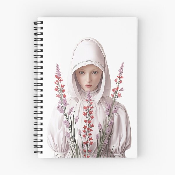 Item preview, the girl holding lavender flowers designed and sold by 3broDC.