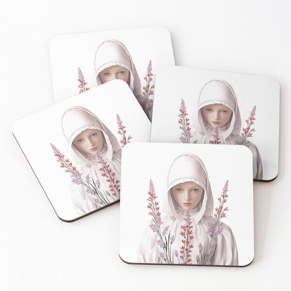 Item preview, the girl holding lavender flowers designed and sold by 3broDC.