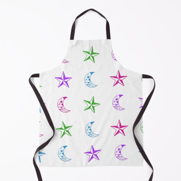 Item preview, colorful retro stars and moon designed and sold by KacperStore.