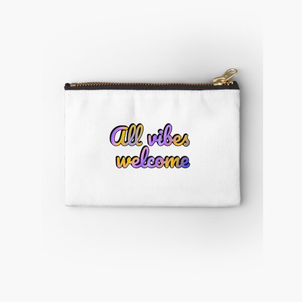 Item preview, All vibes welcome -  All Feelings Are Valid - No Toxic Positivity designed and sold by Inspirationmotivation.