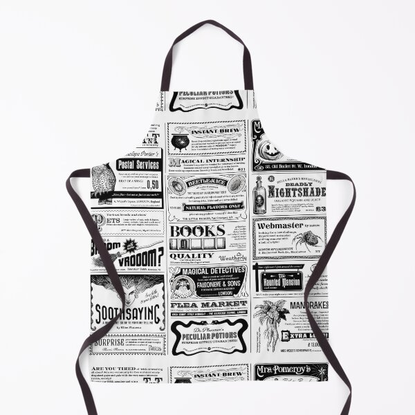 Item preview, Creepy antique halloween Newspaper white designed and sold by Gossip Rag.