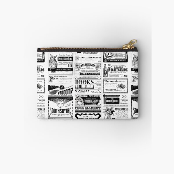 Item preview, Creepy antique halloween Newspaper white designed and sold by Gossip Rag.