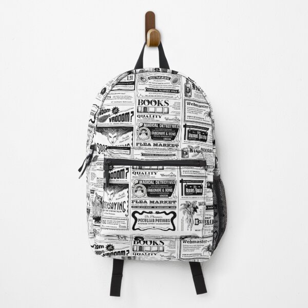 Item preview, Creepy antique halloween Newspaper white designed and sold by Gossip Rag.
