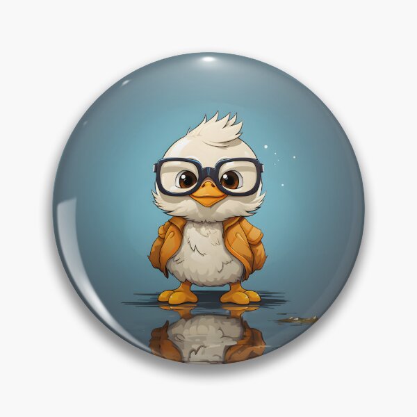 Item preview, Cute Duck wearing a jacket designed and sold by Jamillionaire Shop.