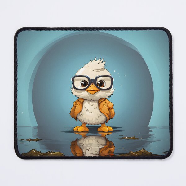 Item preview, Cute Duck wearing a jacket designed and sold by Jamillionaire Shop.