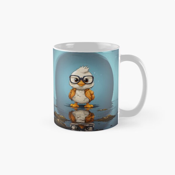 Item preview, Cute Duck wearing a jacket designed and sold by Jamillionaire Shop.