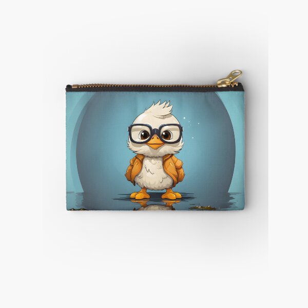 Item preview, Cute Duck wearing a jacket designed and sold by Jamillionaire Shop.