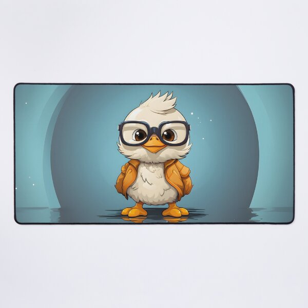 Item preview, Cute Duck wearing a jacket designed and sold by Jamillionaire Shop.