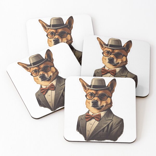 Item preview, dog in hat designed and sold by abmkf.