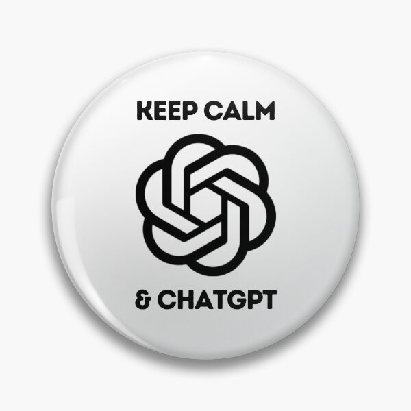 Item preview, keep calm & chatGPT designed and sold by DesignArtEmpire.